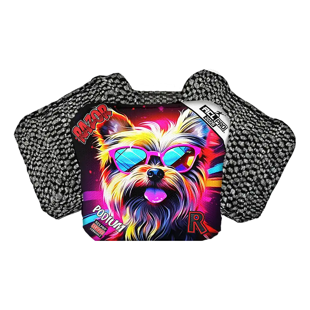 Podium | Yorkie | ACL PRO Razor Cornhole Bags