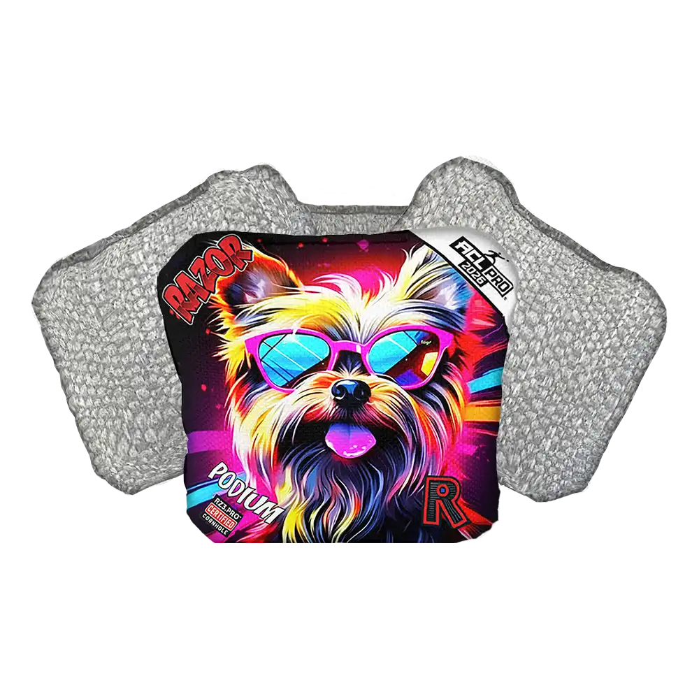 Podium | Yorkie | ACL PRO Razor Cornhole Bags