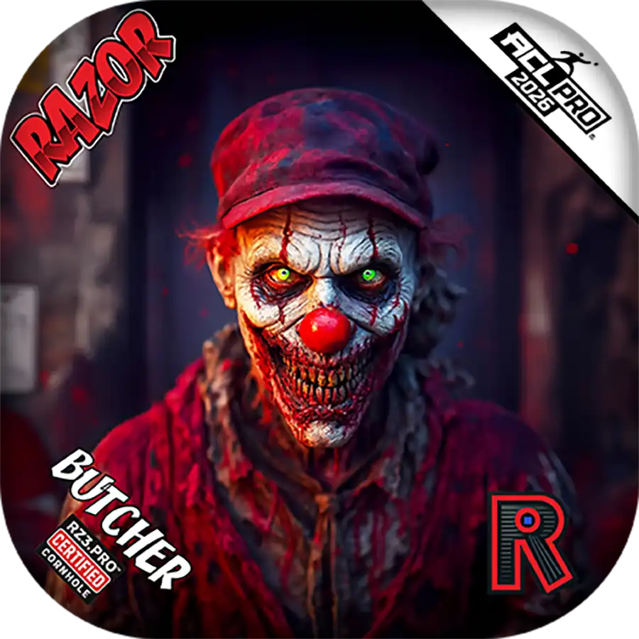 ACL Pro Cornhole Bags 9/4 | Razor Butcher Series Zombie Clown | Razor Bags