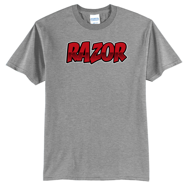 Tall Razor Tall Tee - Razor Logo – Core Blend | Razor Bags