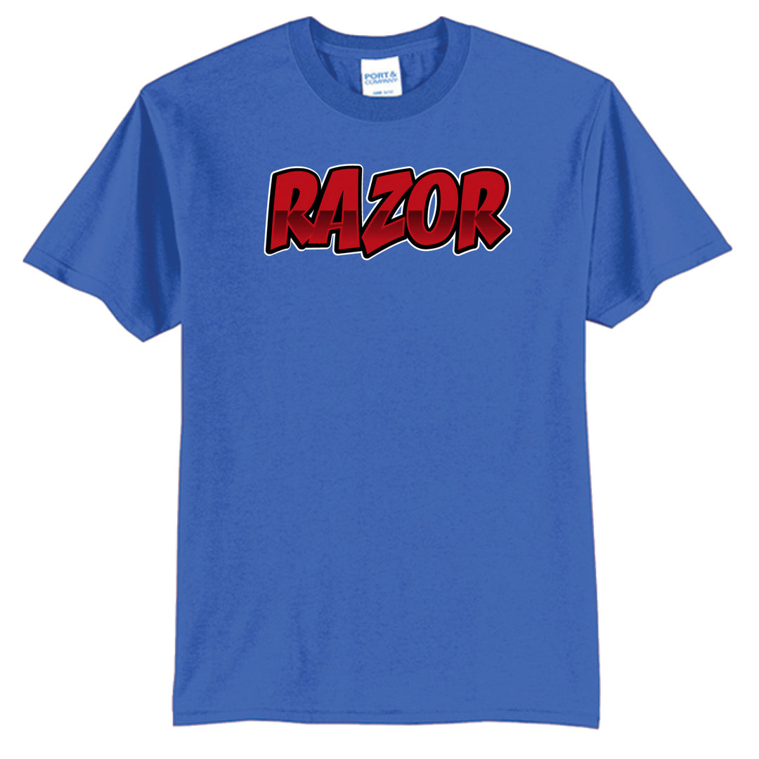 Tall Razor Tall Tee - Razor Logo – Core Blend | Razor Bags