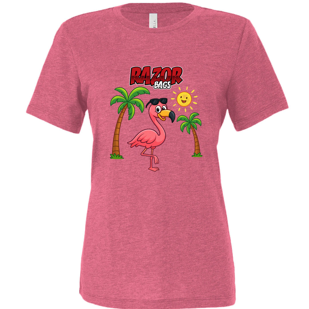 Char Pink Triblend - FRONT